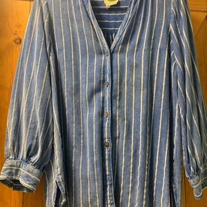 Anthropologie button up shirt